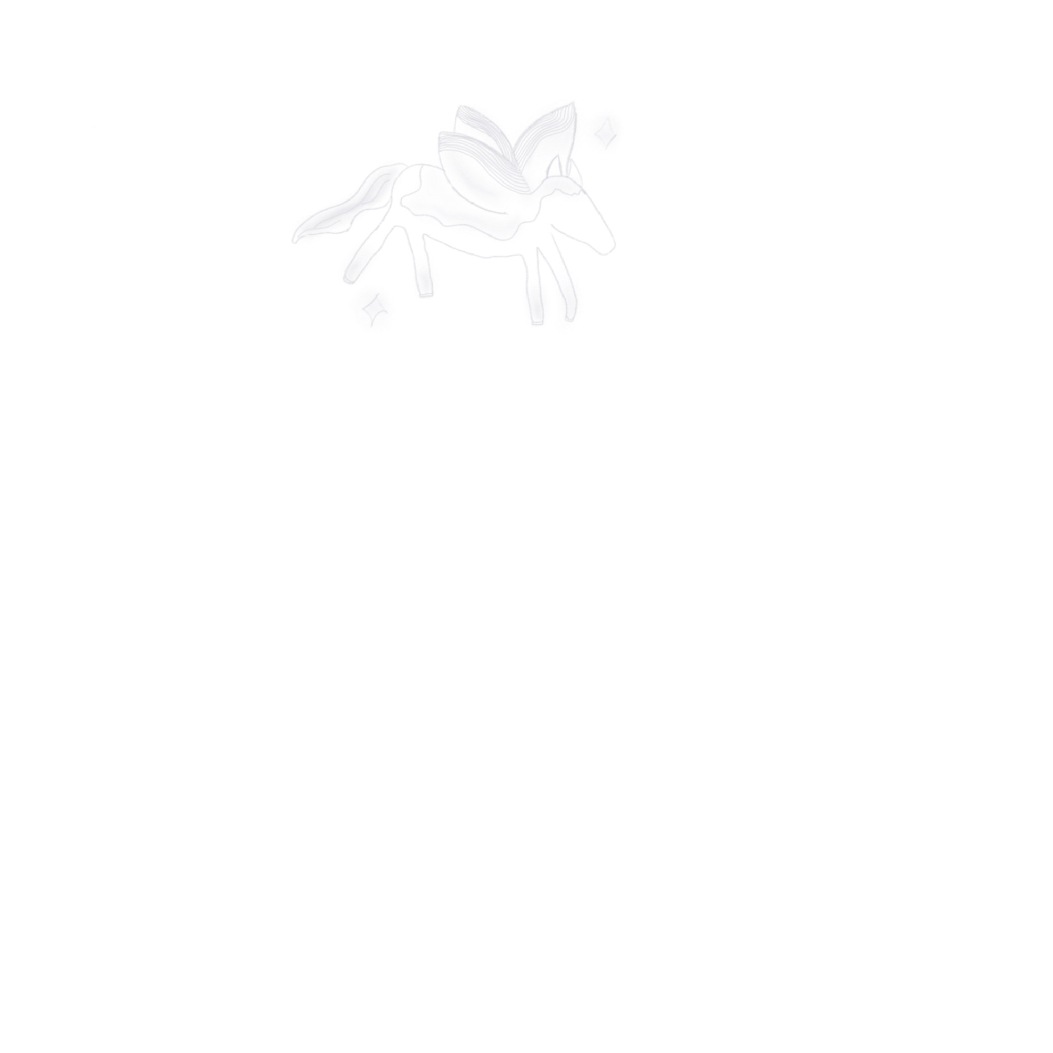 Animated horse and stars